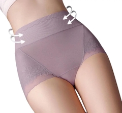 Quần Lót cạp cao phối ren chất cotton lụa Q10 Chất Đẹp Thun Nữ Women