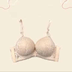 [912] Áo Lót Ren Ko Gọng Đệm Dày 5.5cm Nâng V1 Bra Đen Kem