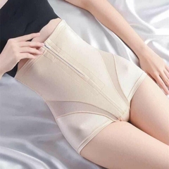 Quần cạp cao chất lụa thiết kế khóa kéo tiện lợi cho Nữ