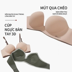 [K92] Áo Lót Su Non Mềm Mại Mút Bàn Tay ôm nâng đẩy V1 đẹp tự nhiên
