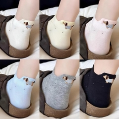 [B56] Tất Chân Nữ Cổ Ngắn Hình Cún Cute, Vớ Nữ Hàng QC