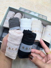 (45-65kg) Set 5 Quần Lót nữ tơ lụa mềm, độ co giãn tốt mặc thoải mái, đũng quần 5A kháng khuẩn Hàng QC Women [A118] Cotton Voi