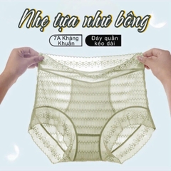 [VIP_1360] Sét 5 Quần Lót Nữ phối ren cạp cao, hàng cao cấp chất ren mềm mại, co giãn tốt, Full hộp sang chảnh 5 màu, đũng quần thông thoáng Women