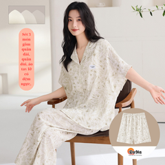 Sét 3 món đồ ngủ cao cấp có miếng đệm ngực