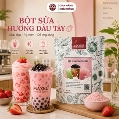 Bột Sữa Hương Dâu Tây Maxko 1kg