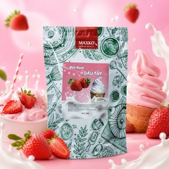 Bột Kem Dâu Tây Maxko 1kg