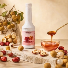 Sốt Long Nhãn Táo Đỏ Maxko 1L