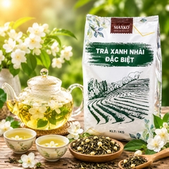 Trà xanh nhài đặc biệt Maxko 1kg