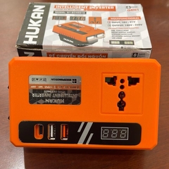 Đế Chuyển Đổi Nguồn Điện HUKAN G1-BCN0218 Pin 21V lên 180 - 220V, Chân pin phổ thông 4cm, Chính Hãng