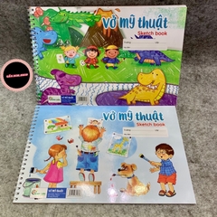 Vở vẽ mỹ thuật lò xo 40 trang khổ A4 (20x30cm)