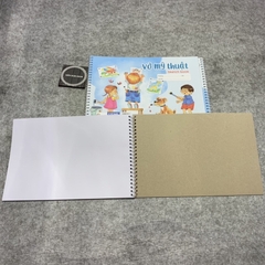 Vở vẽ mỹ thuật lò xo 40 trang khổ A4 (20x30cm)