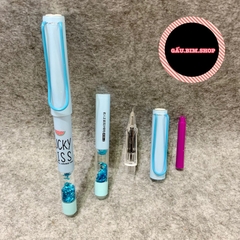Bút máy tẩy (bút mực tẩy) thân có Nhũ nước - ngòi Kim Tinh trơn dùng được cả mực lọ và ống mực tẩy (loại ống 3.4mm)