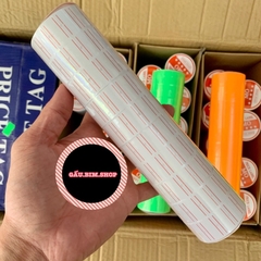 Giấy dán giá loại dày - Hãng MO - Dùng cho máy bắn giá (1 cây = 10 cuộn)