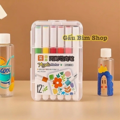 ￼Bút màu Acrylic Marker - 12/18/24 Màu - Tô Trên Mọi Chất Liệu