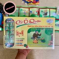 Bộ cờ ô ăn quan (5 trong 1)
