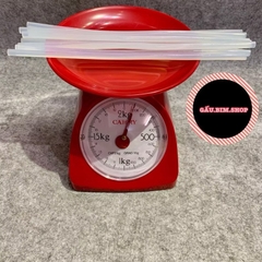 10 cây keo nến bé trong suốt dài 24.5cm, đường kính 6mm