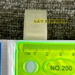 10 cuộn Băng dính văn phòng màu trong cao cấp (siêu dai, khổ 1.8 x 5 cm)