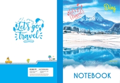 Vở kẻ ngang 80 trang, giấy trắng tự nhiên, chống loá