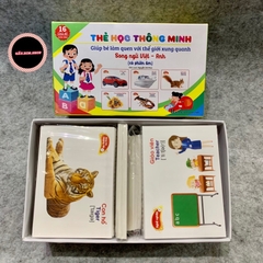Flashcard cho bé - Bộ thẻ thông minh  416 thẻ (16 chủ đề) - Theo phương pháp giáo dục sớm của Glenn Doman