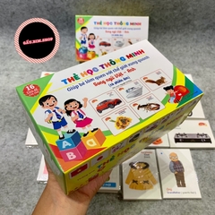 Flashcard cho bé - Bộ thẻ thông minh  416 thẻ (16 chủ đề) - Theo phương pháp giáo dục sớm của Glenn Doman