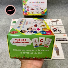 Flashcard cho bé - Bộ thẻ thông minh  416 thẻ (16 chủ đề) - Theo phương pháp giáo dục sớm của Glenn Doman