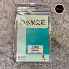 Bộ dây đeo thẻ mặt To (dây phù hiệu) kèm bảng tên nhưa dẻo cao cấp (ngang hoặc dọc)