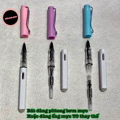 Bút mực (bút máy) ngòi Kim Tinh, có thể dùng được ống mực tẩy