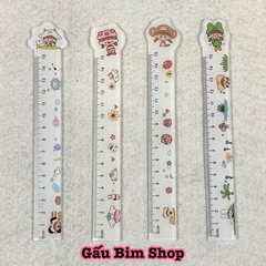 Thước kẻ nhựa 15cm hình dễ thương