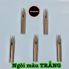 Combo 10 Ngòi bút lá tre Oguwen dùng cho bút 005 - Ngòi Calligraphy tách đôi tạo nét thanh nét đậm