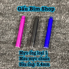 Lọ 30 ống mực bút máy hãng YIREN (tẩy xoá được) - Đầu ống 3.4mm - Màu mực chuẩn