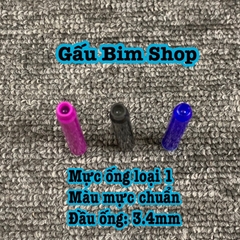 Lọ 30 ống mực bút máy hãng YIREN (tẩy xoá được) - Đầu ống 3.4mm - Màu mực chuẩn