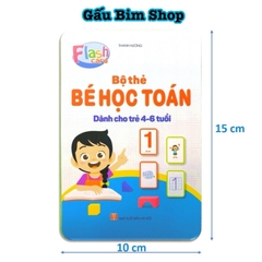 Bộ thẻ flashcard- Chữ cái và chữ ghép / Bé học Toán cho bé học tiếng việt (khổ lớn 10x15cm) - Mua càng NHIỀU giá càng RẺ