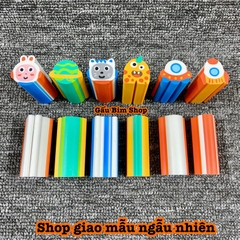 Gôm, tẩy dài 5cm, đường kính 2cm có nhiều mẫu mã đặc sắc
