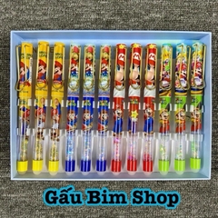 Bút máy tẩy (bút mực tẩy) thân có Nhũ nước - ngòi Kim Tinh trơn dùng được cả mực lọ và ống mực tẩy (loại ống 3.4mm)
