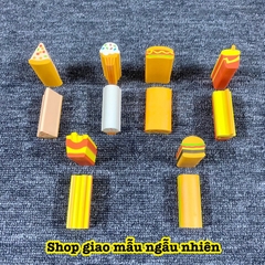 Gôm, tẩy dài 5cm, đường kính 2cm có nhiều mẫu mã đặc sắc