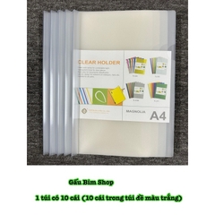 10 chiếc Kẹp tài liệu A4 Dày, File rút gáy Q311