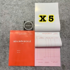 Khổ A4 - Hoá đơn bán lẻ, phiếu nhập kho, phiếu xuất kho(1,2,3 liên)