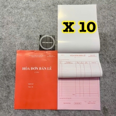 Khổ A4 - Hoá đơn bán lẻ, phiếu nhập kho, phiếu xuất kho(1,2,3 liên)