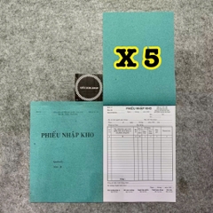 Khổ A4 - Hoá đơn bán lẻ, phiếu nhập kho, phiếu xuất kho(1,2,3 liên)