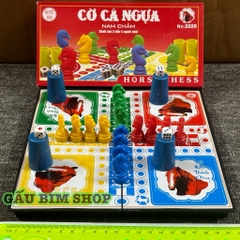 Cờ vua, cờ cá ngựa nam châm cao cấp - Thiết kế nhỏ gọn, dễ sử dụng