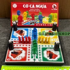 Cờ vua, cờ cá ngựa nam châm cao cấp - Thiết kế nhỏ gọn, dễ sử dụng