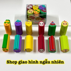 Gôm, tẩy dài 5cm, đường kính 2cm có nhiều mẫu mã đặc sắc
