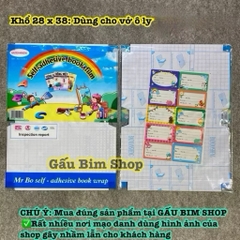 Bọc sách, bọc vở Decal chuyên dụng hàng cao cấp loại 1, dính bề mặt tốt, bám giấy