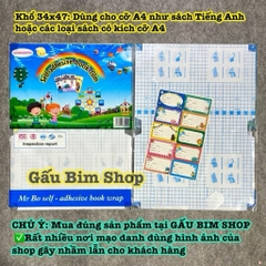 Bọc sách, bọc vở Decal chuyên dụng hàng cao cấp loại 1, dính bề mặt tốt, bám giấy