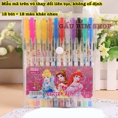 Bút nhũ 8 màu - 24 màu, đầu bút 1.0mm, viết êm, không tắc mực