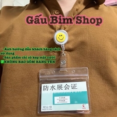 Kẹp bảng tên Mặt Cười (Củ rút mặt cười dùng để kẹp bảng tên, bảng phù hiệu)