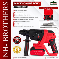 BB26-MÁY KHOAN BÊ TÔNG CẦM TAY 21V-1150W