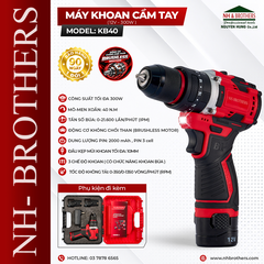 KB40-MÁY KHOAN CẦM TAY 12V-300W