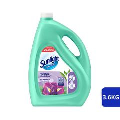 Nước lau sàn Sunlight Tinh dầu Thảo mộc hoa Diên vỹ 3.6kg