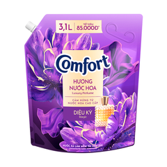 Nước xả vải Comfort hương nước hoa thiên nhiên diệu kỳ túi 3.1L